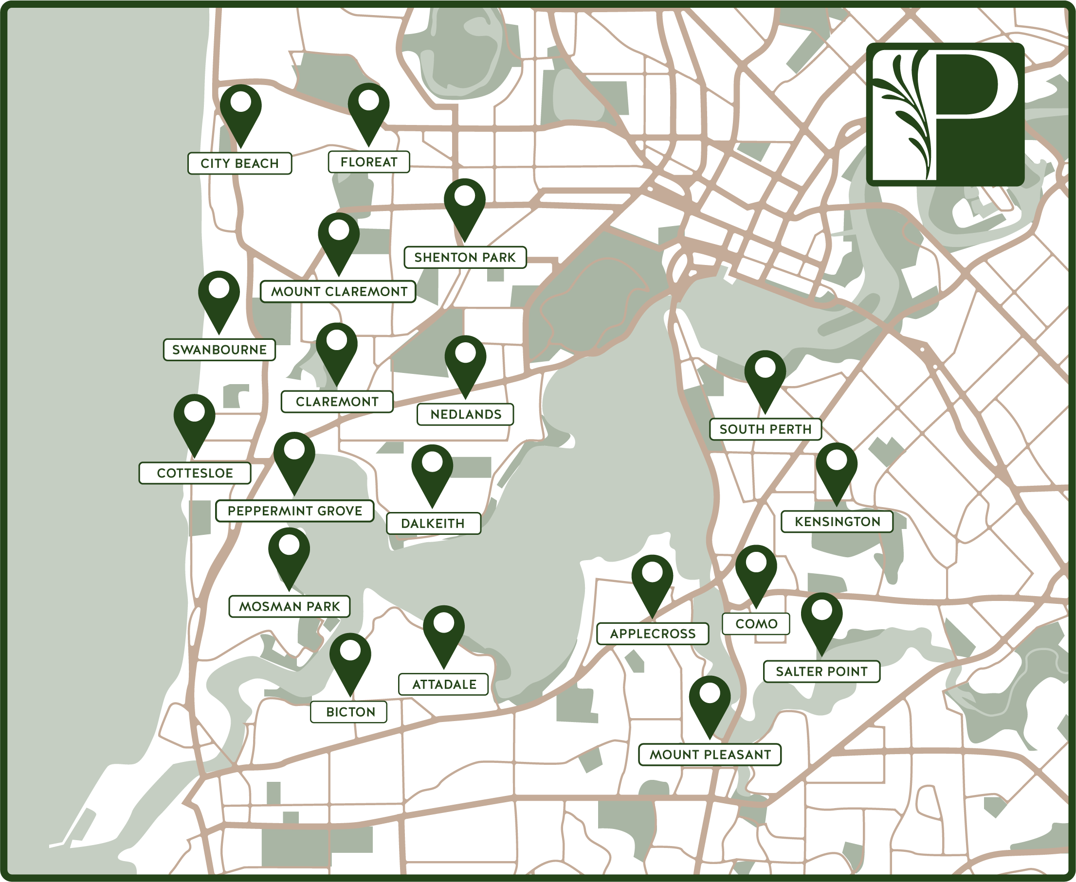 Privium Service Areas in Perth